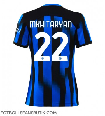 Inter Milan Henrikh Mkhitaryan #22 Replika Hemmatröja Damer 2023-24 Kortärmad